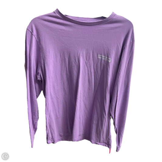 Top Long Sleeve By Vineyard Vines In Purple, Size: M