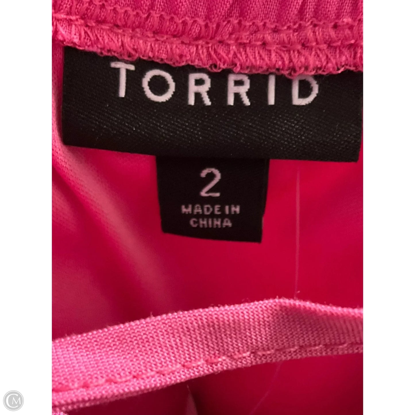 Tunic Short Sleeve By Torrid In Pink, Size: 2x