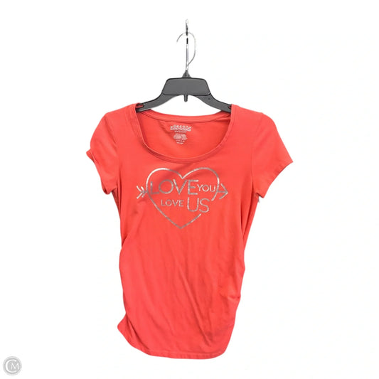 Maternity Top Short Sleeve By Great Expectations, Size: S