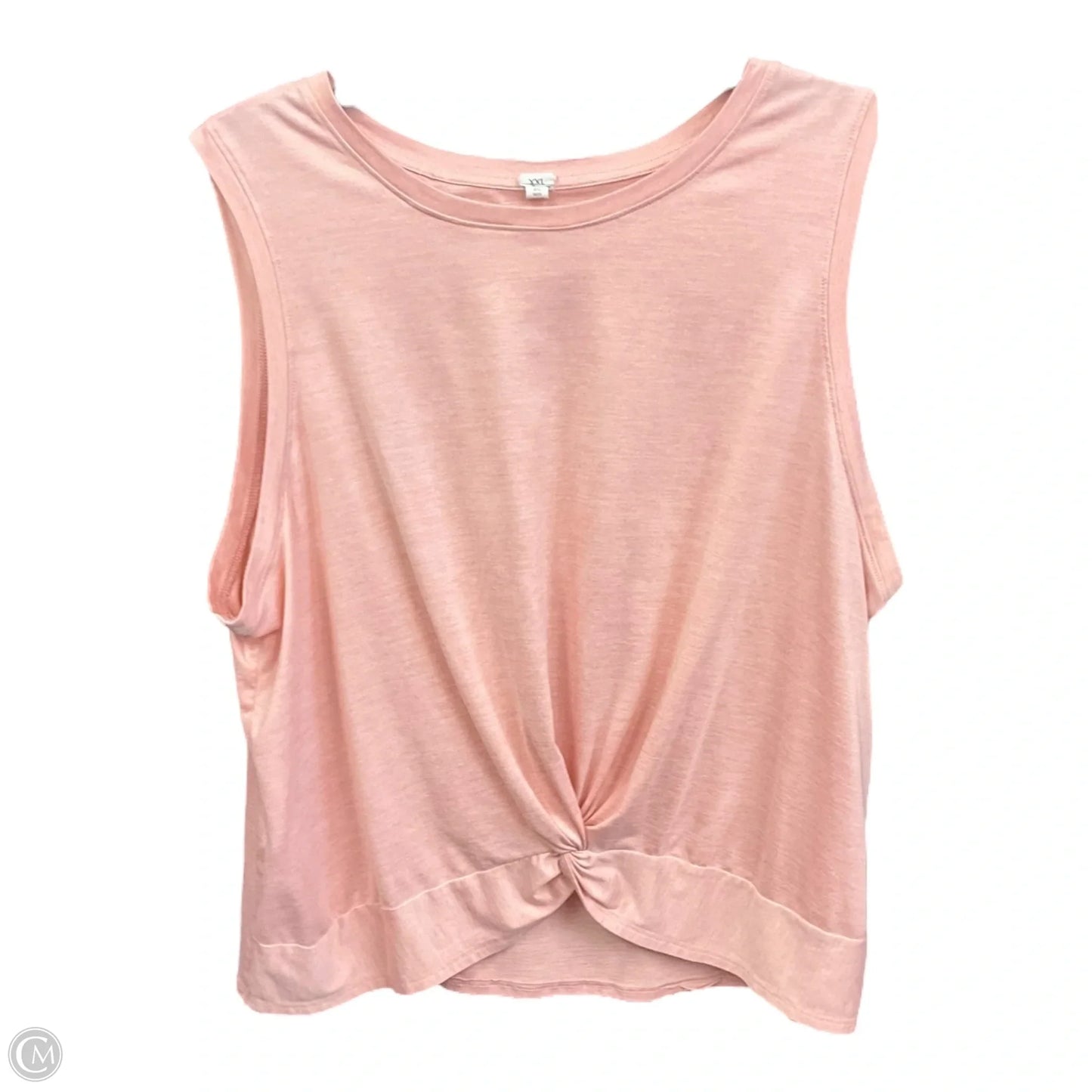 Top Sleeveless By Clothes Mentor In Pink, Size: Xxl