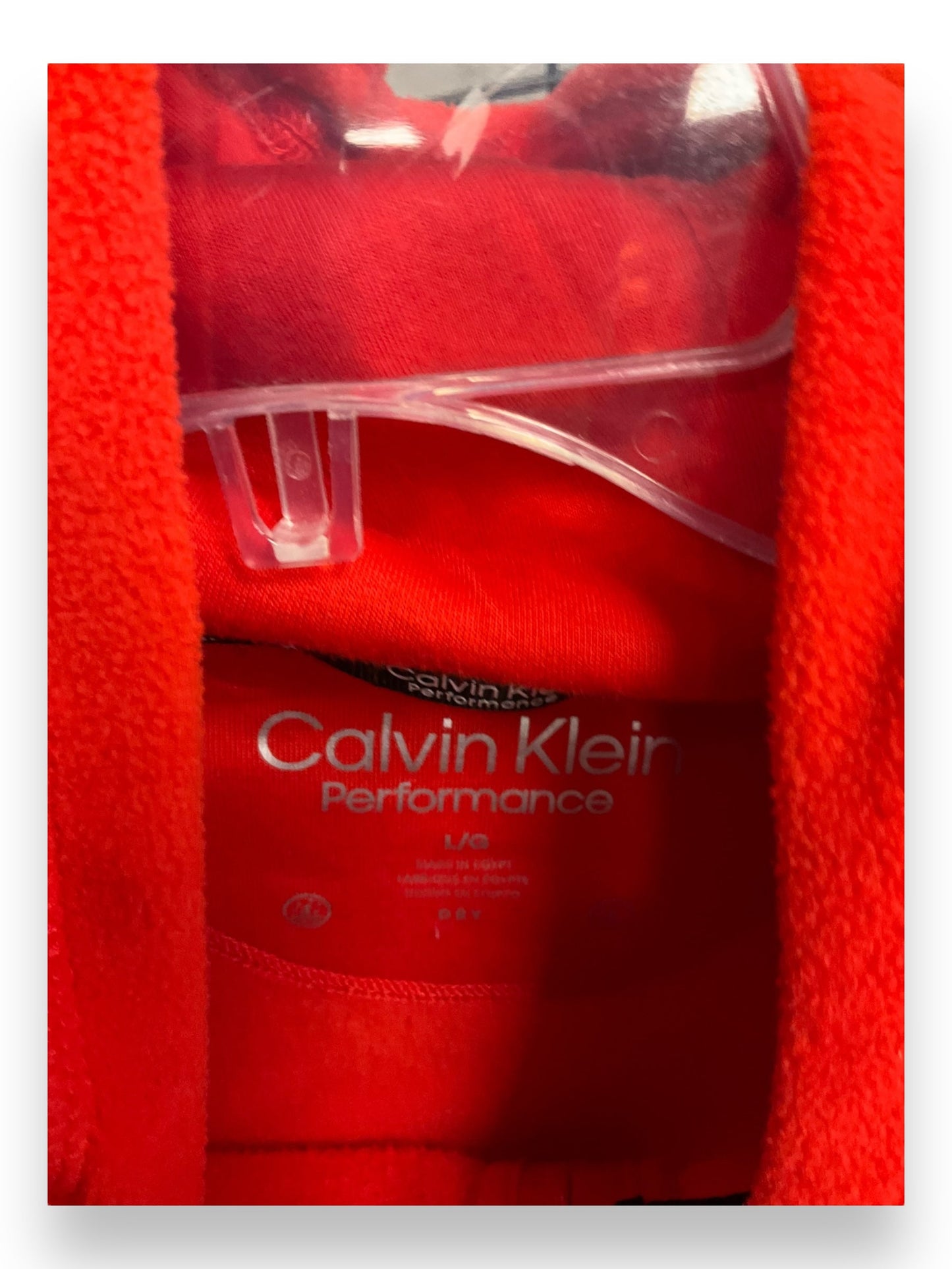 Athletic Fleece By Calvin Klein In Orange, Size: L