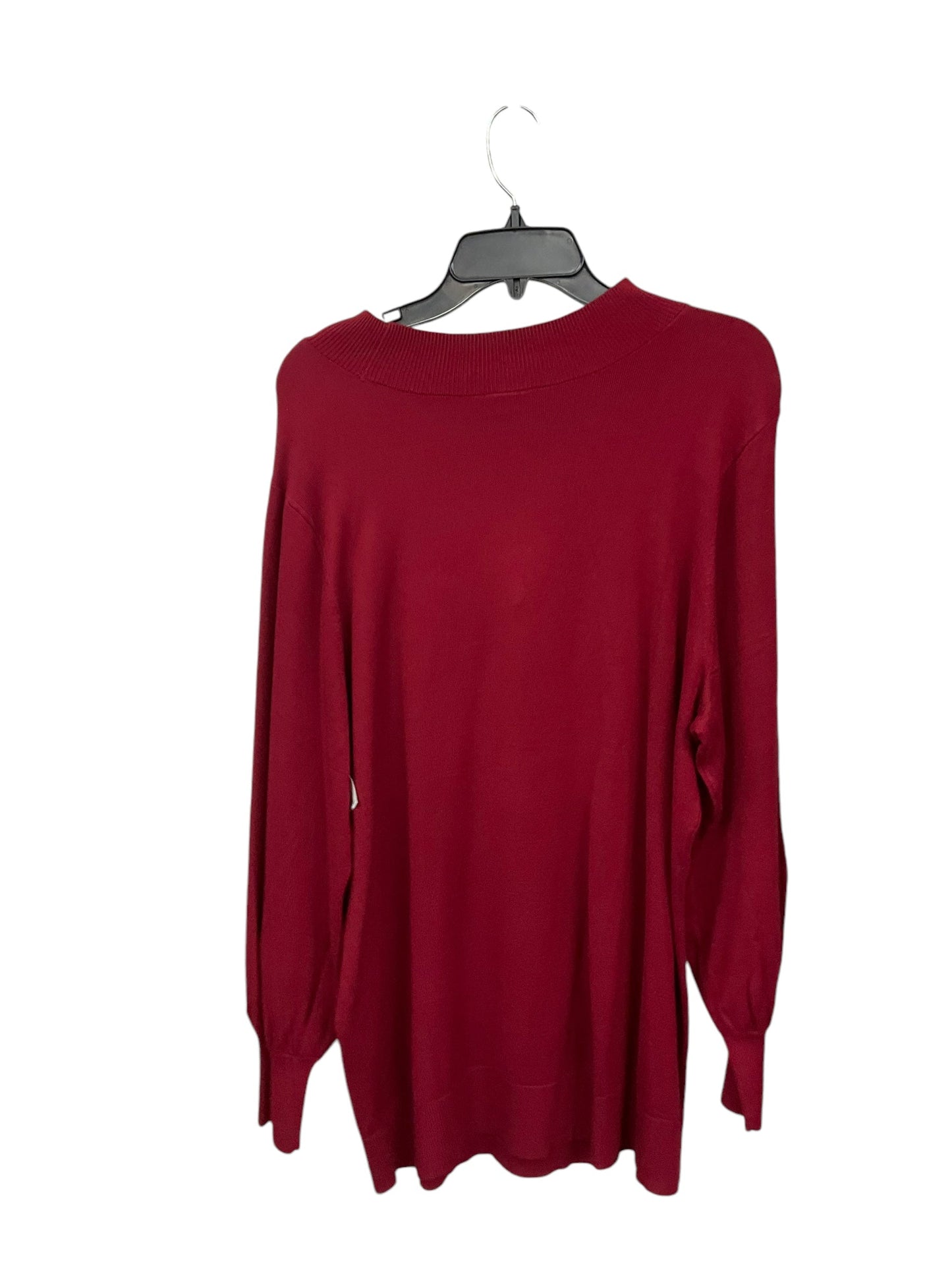 Sweater By Torrid In Red, Size: 2x