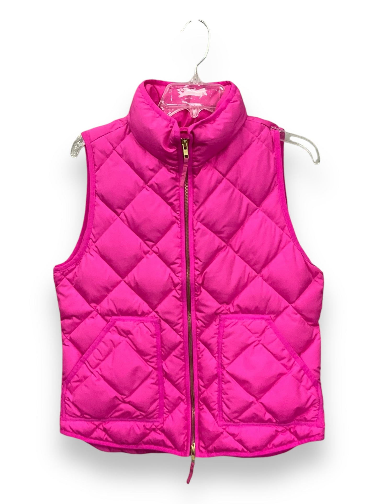 Vest Puffer & Quilted By J. Crew In Pink, Size: M