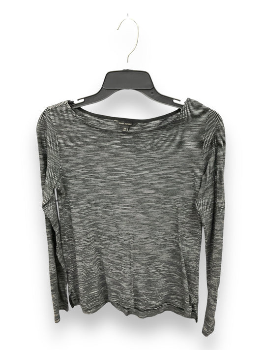 Top Long Sleeve By Banana Republic In Black & White, Size: Xs