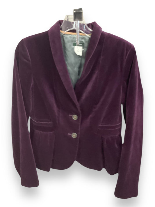 Blazer By J. Crew In Purple, Size: 4