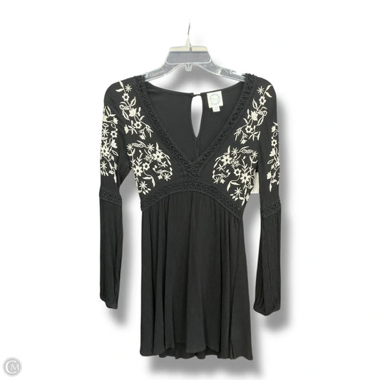 Dress Casual Short By Blue Rain In Black & White, Size: Xxs