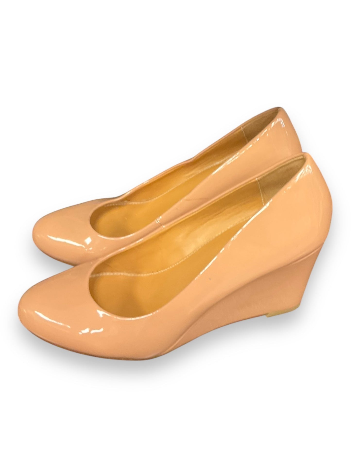 Shoes Heels Wedge By J. Crew In Tan, Size: 7