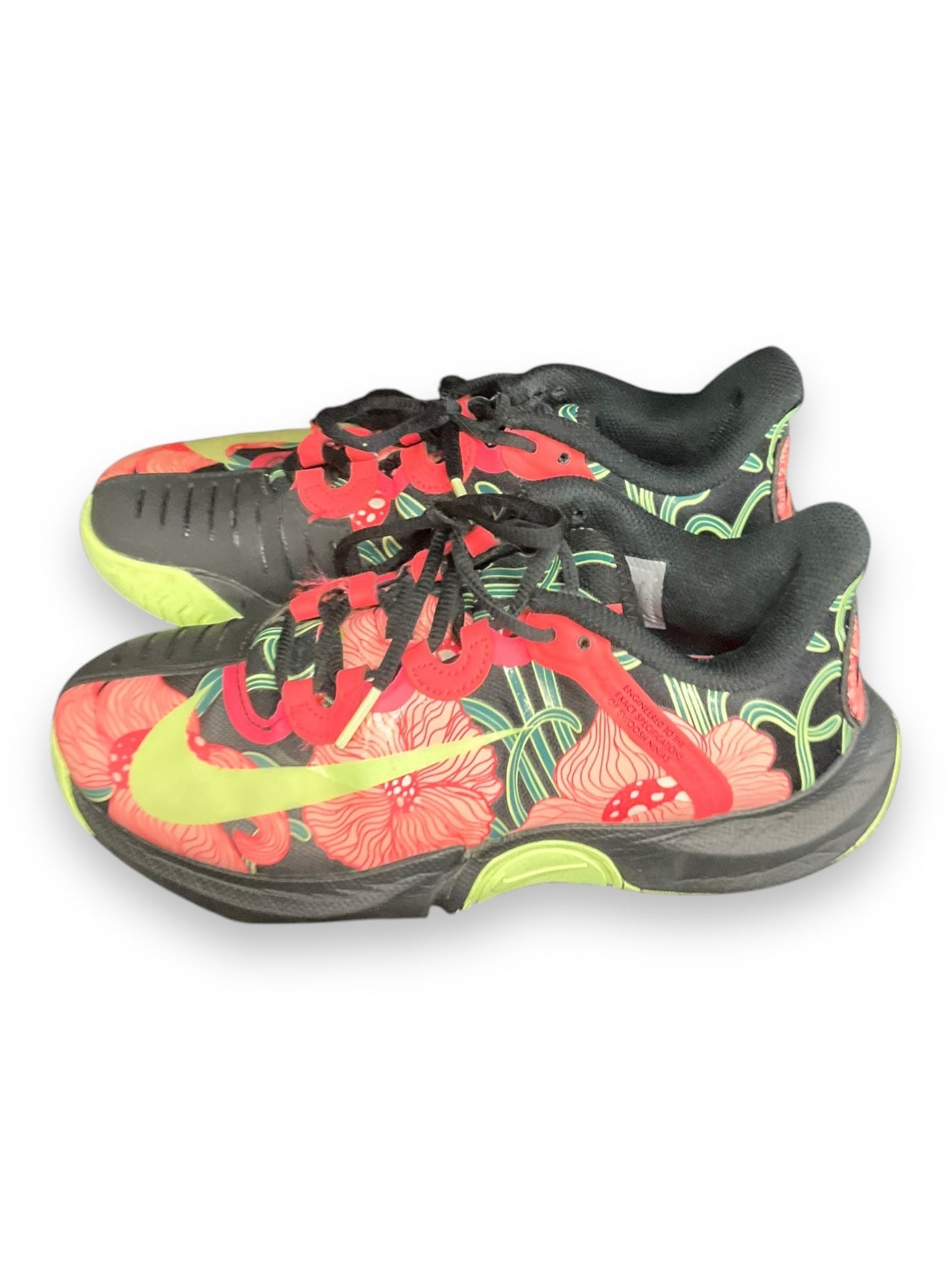 Shoes Athletic By Nike In Floral Print, Size: 6.5