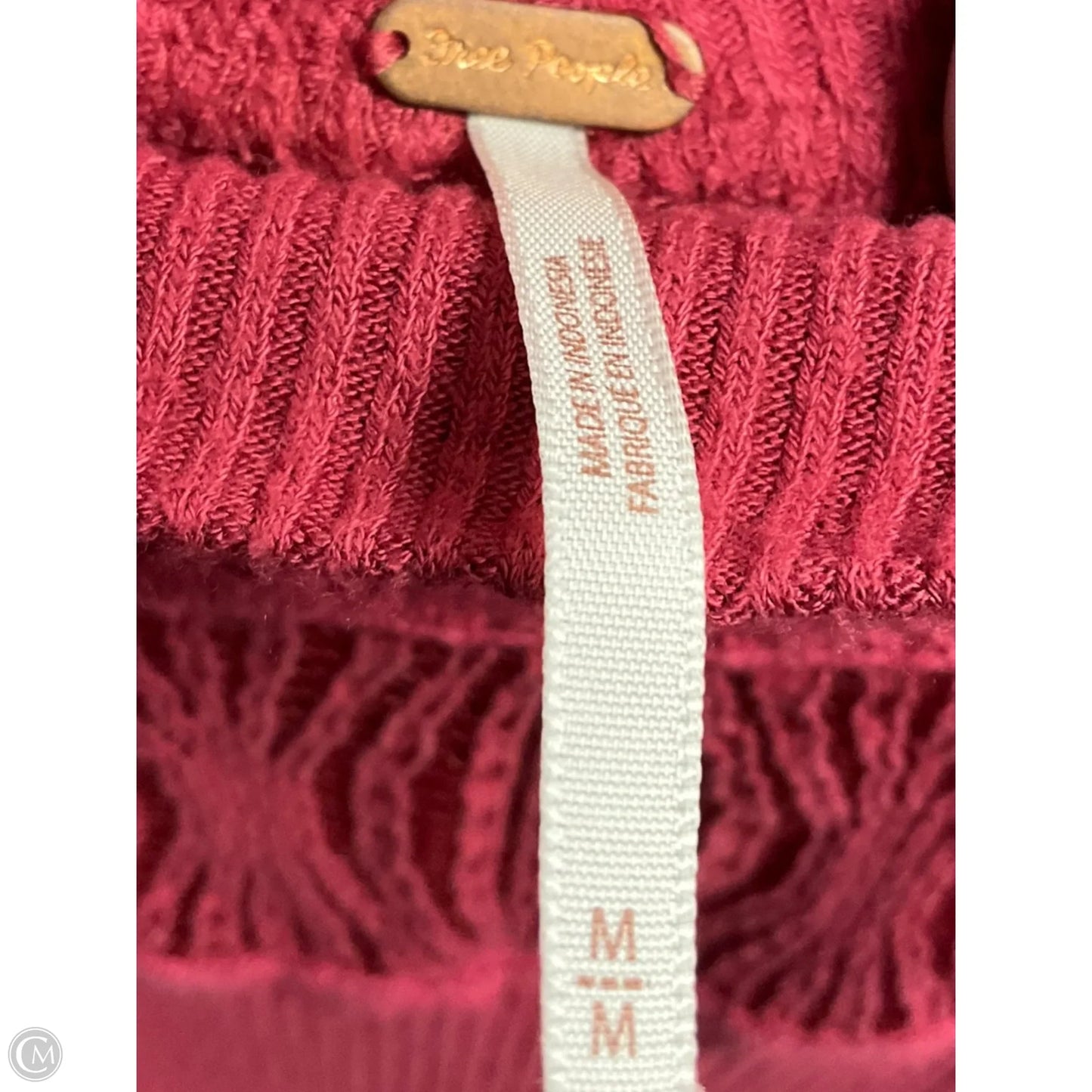 Top Long Sleeve By Free People In Pink, Size: M