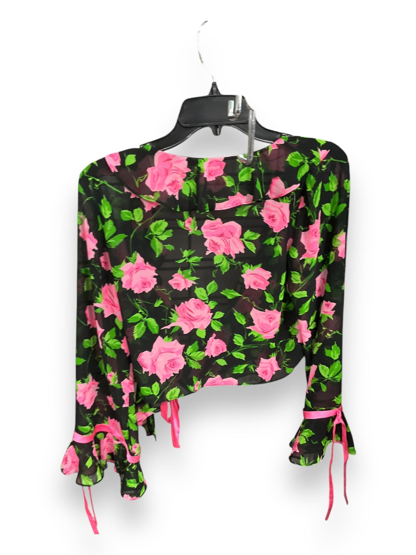 Bolero By Betsey Johnson In Floral Print, Size: M