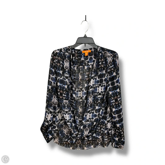 Top Long Sleeve By Joe Fresh In Multi-colored, Size: M