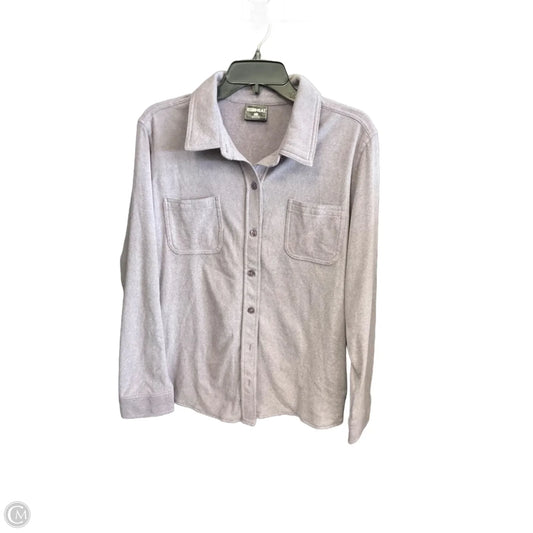 Blouse Long Sleeve By 32 Degrees In Purple, Size: L