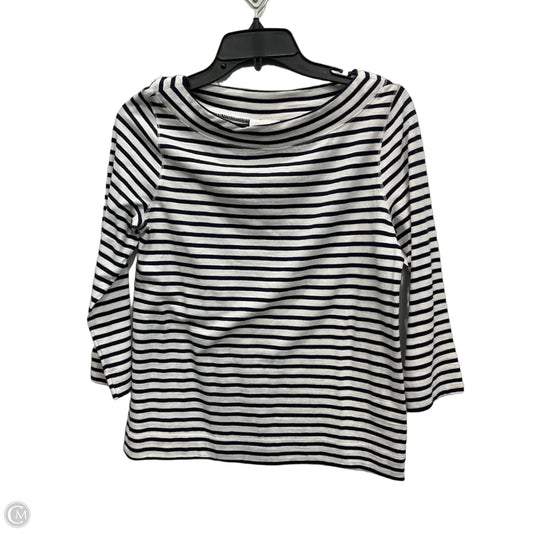Top 3/4 Sleeve By J. Jill In Striped Pattern, Size: S