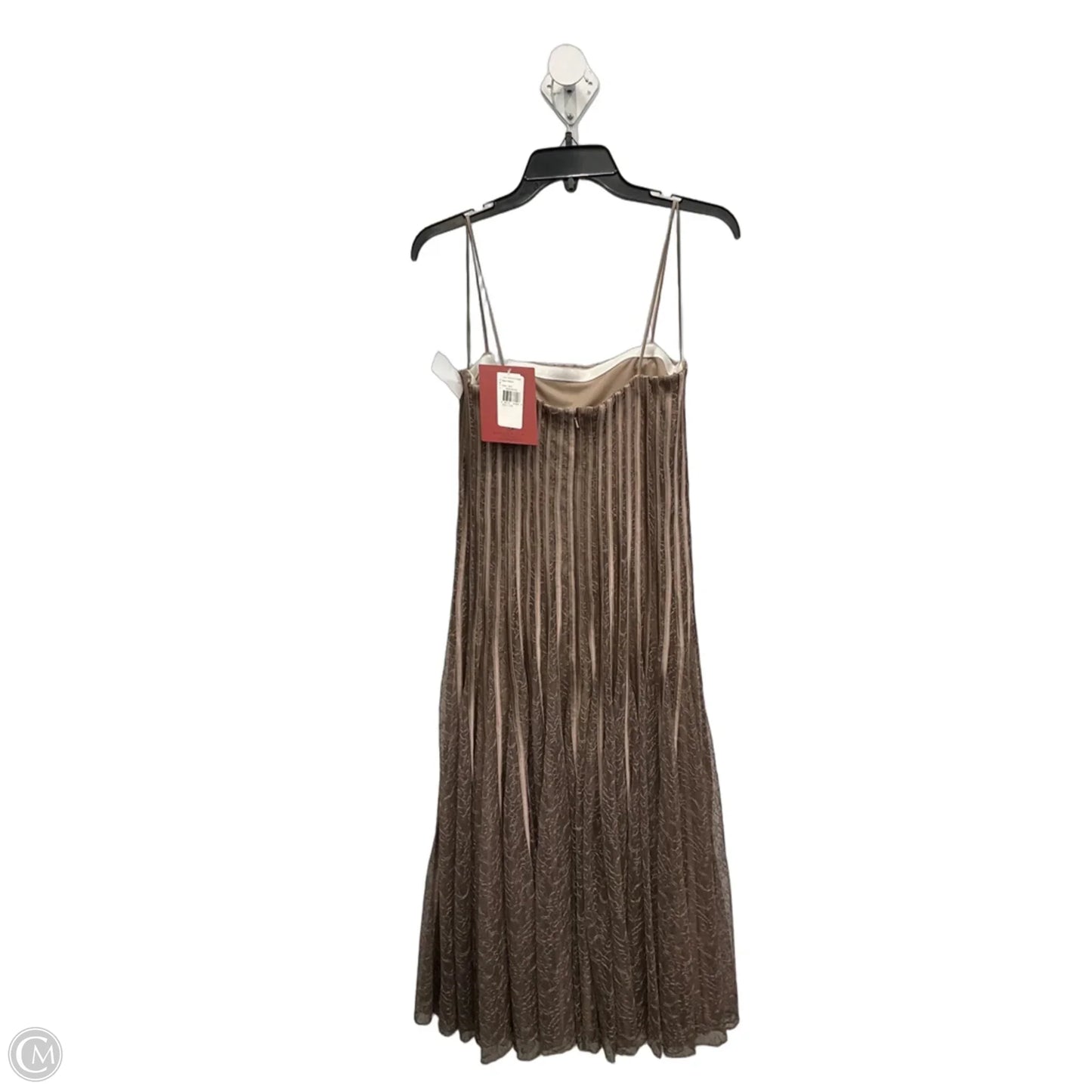 Dress Casual Midi By Js Collections In Tan, Size: 6