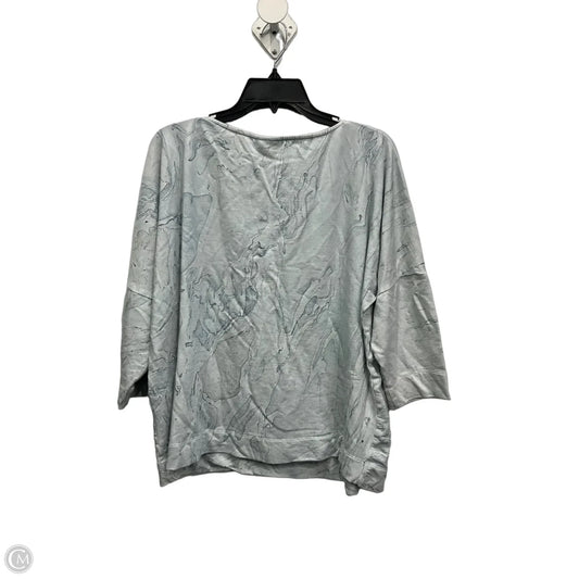 Top 3/4 Sleeve By Pure Jill In Blue, Size: Xl