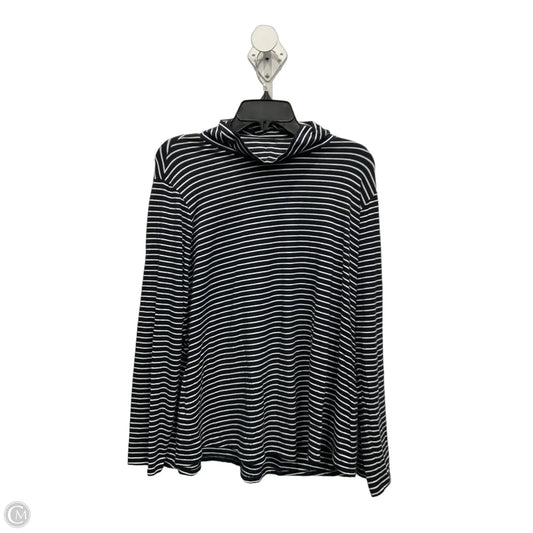 Top Long Sleeve By J. Jill In Navy, Size: Xl