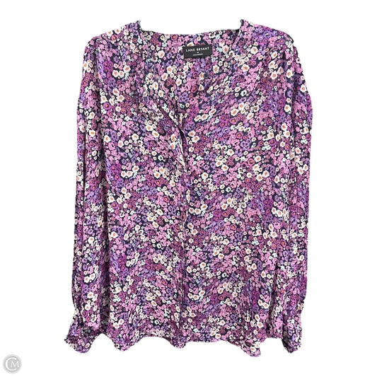 Top Long Sleeve By Lane Bryant In Floral Print, Size: 1x