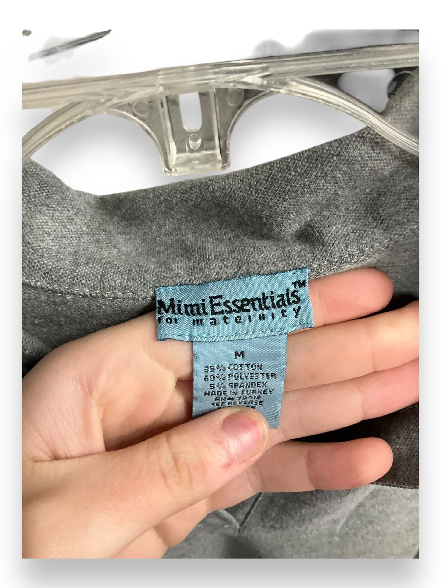 Mat Top Long Sleeve By Mimi Maternity, Size: M