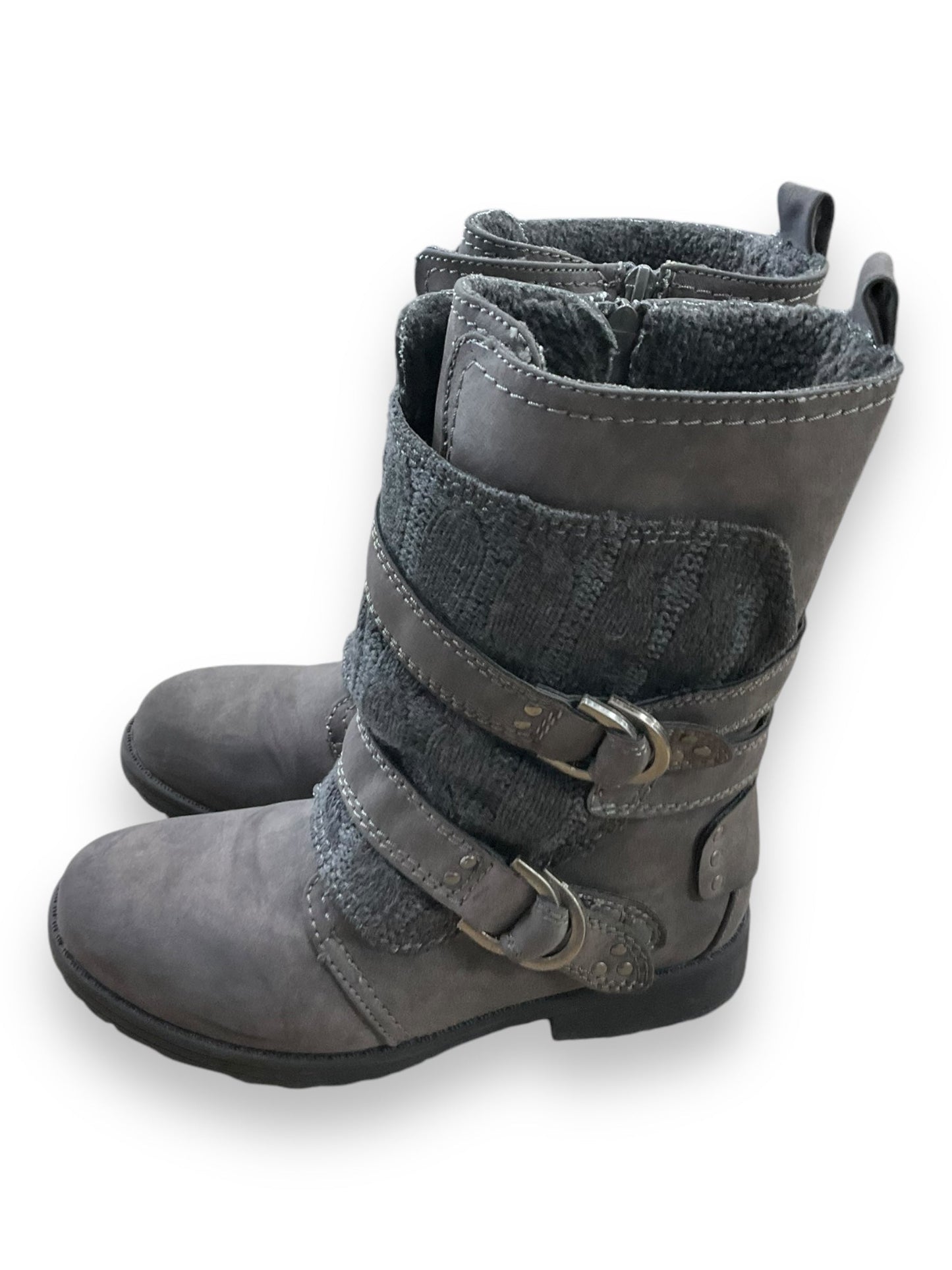 Boots Combat By Sugar In Grey, Size: 8