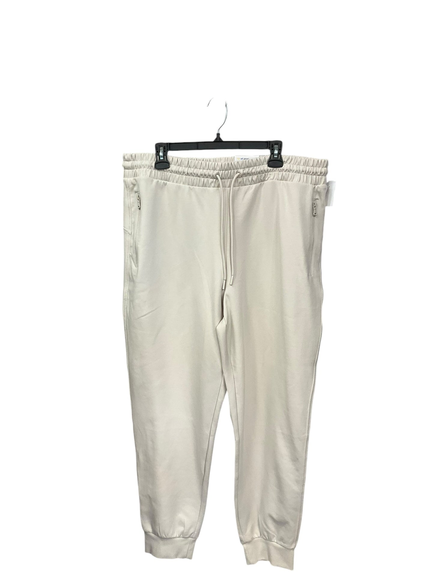 Athletic Pants By Old Navy In Beige, Size: Xl