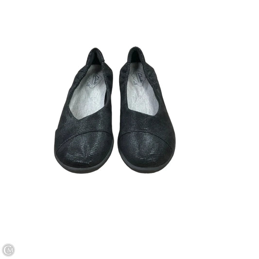 Shoes Flats By Clarks In Black, Size: 8.5