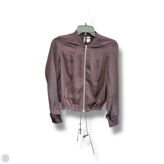 Jacket Shirt By Divided In Purple, Size: 4