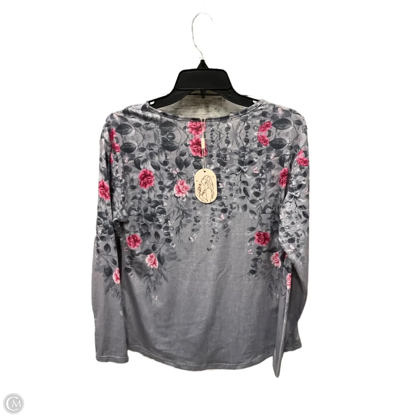 Top Long Sleeve By Clothes Mentor In Floral Print, Size: S