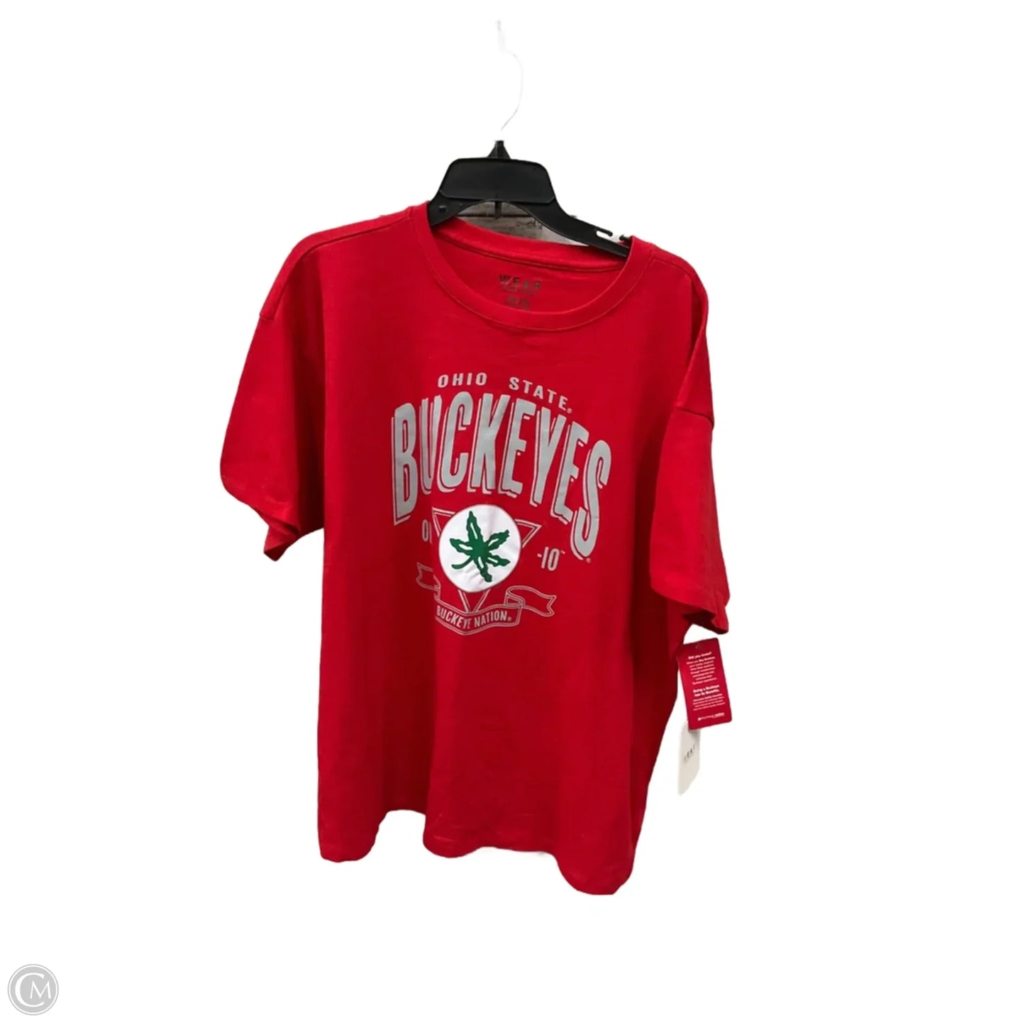 Top Short Sleeve By Clothes Mentor In Red, Size: Xxl