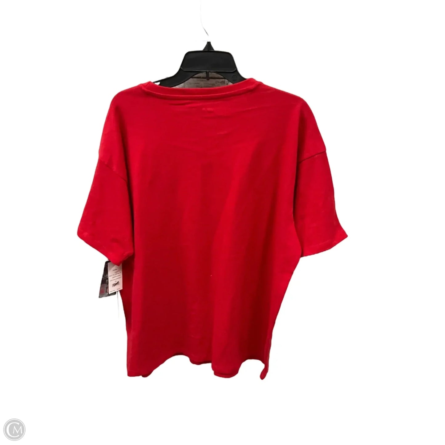 Top Short Sleeve By Clothes Mentor In Red, Size: Xxl