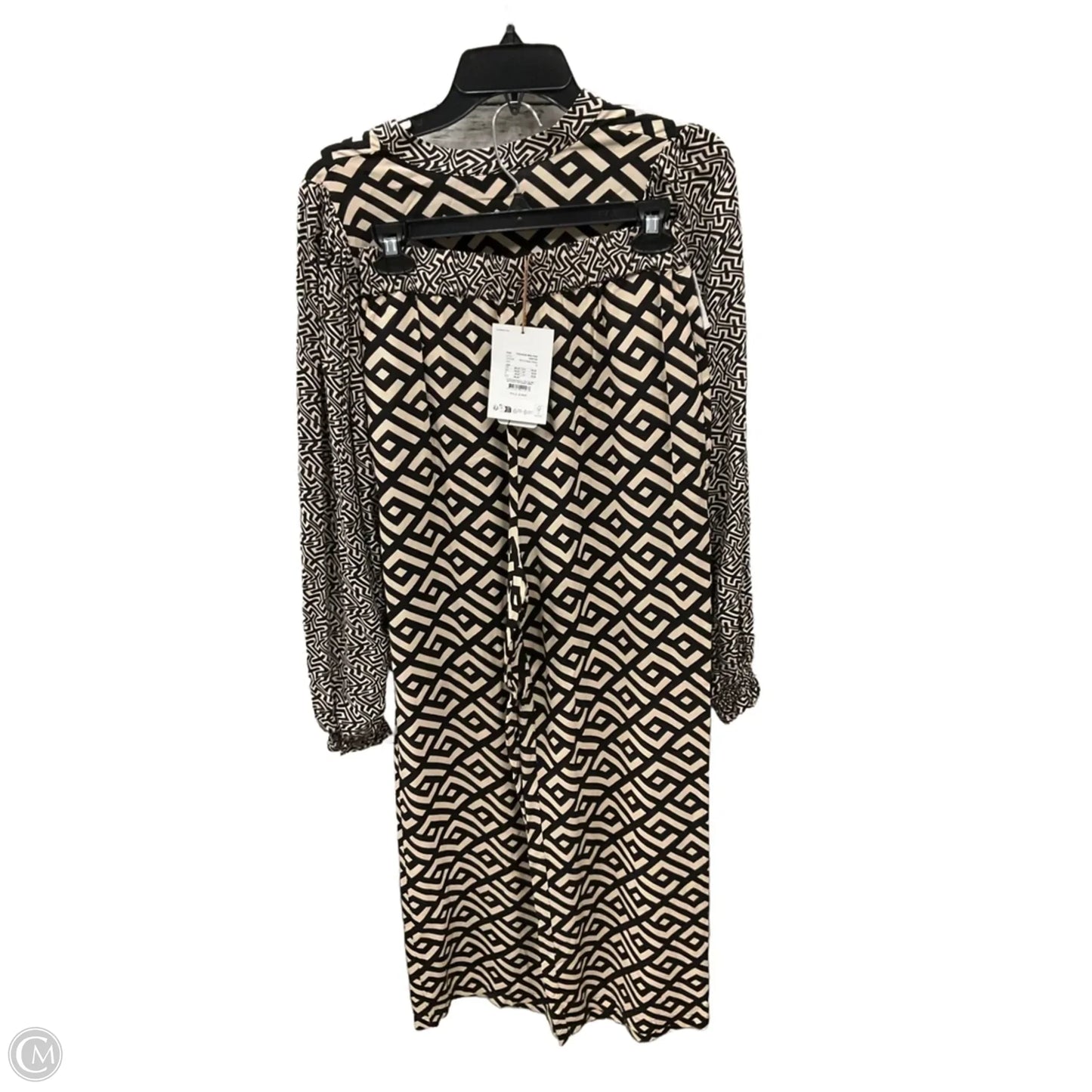 Pants Set 2pc By Clothes Mentor In Black & Tan, Size: S