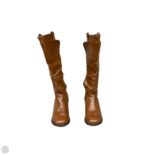 Boots Mid-calf Heels By Rampage In Brown, Size: 8.5