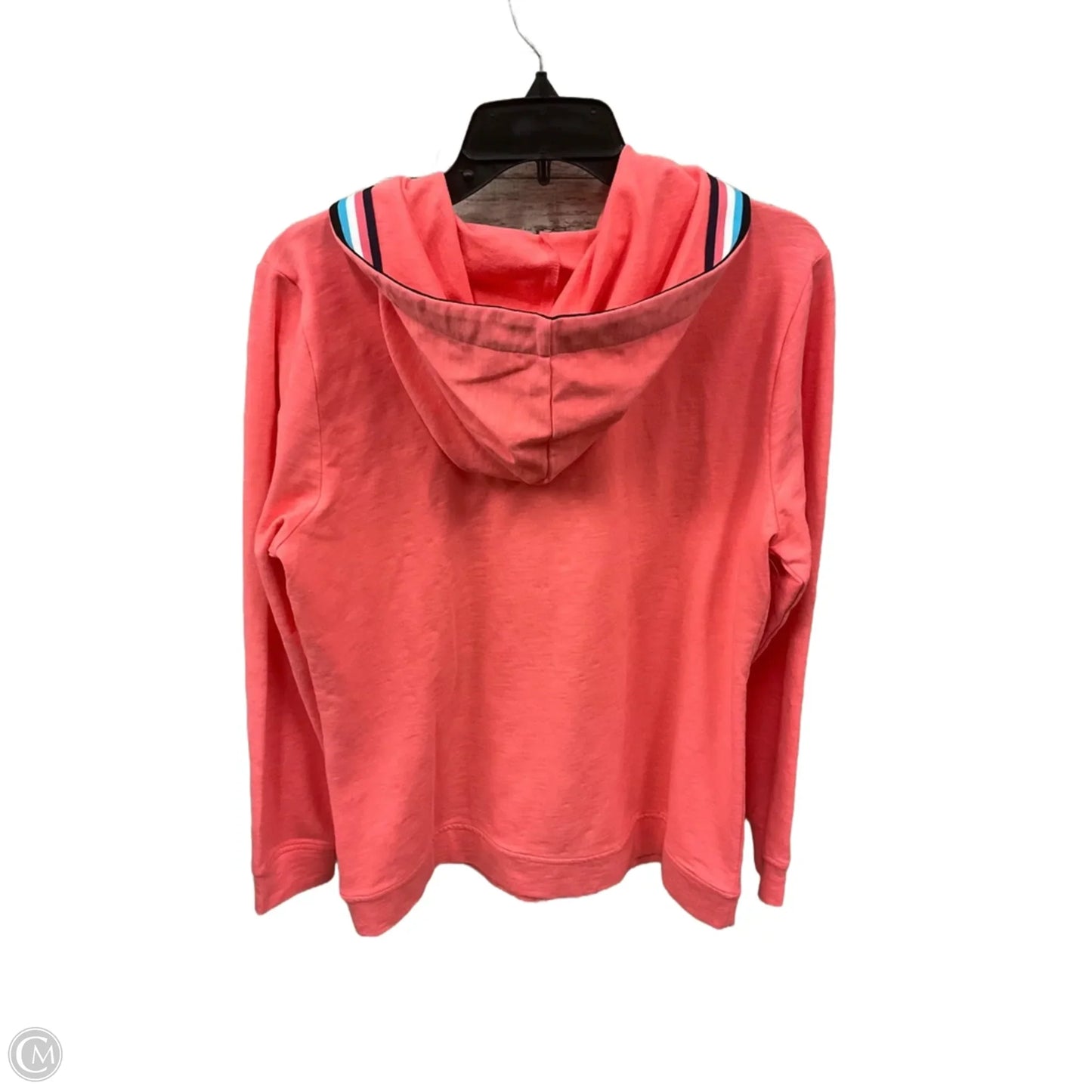 Athletic Jacket By D&co. In Orange, Size: S