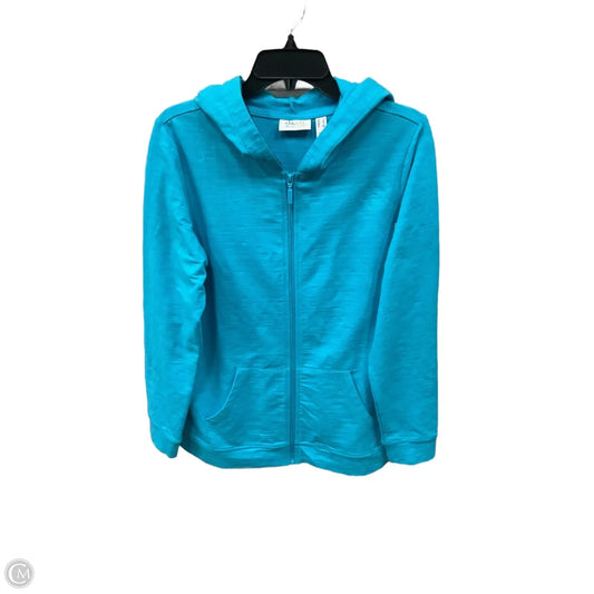 Athletic Jacket By D&co. In Blue, Size: S