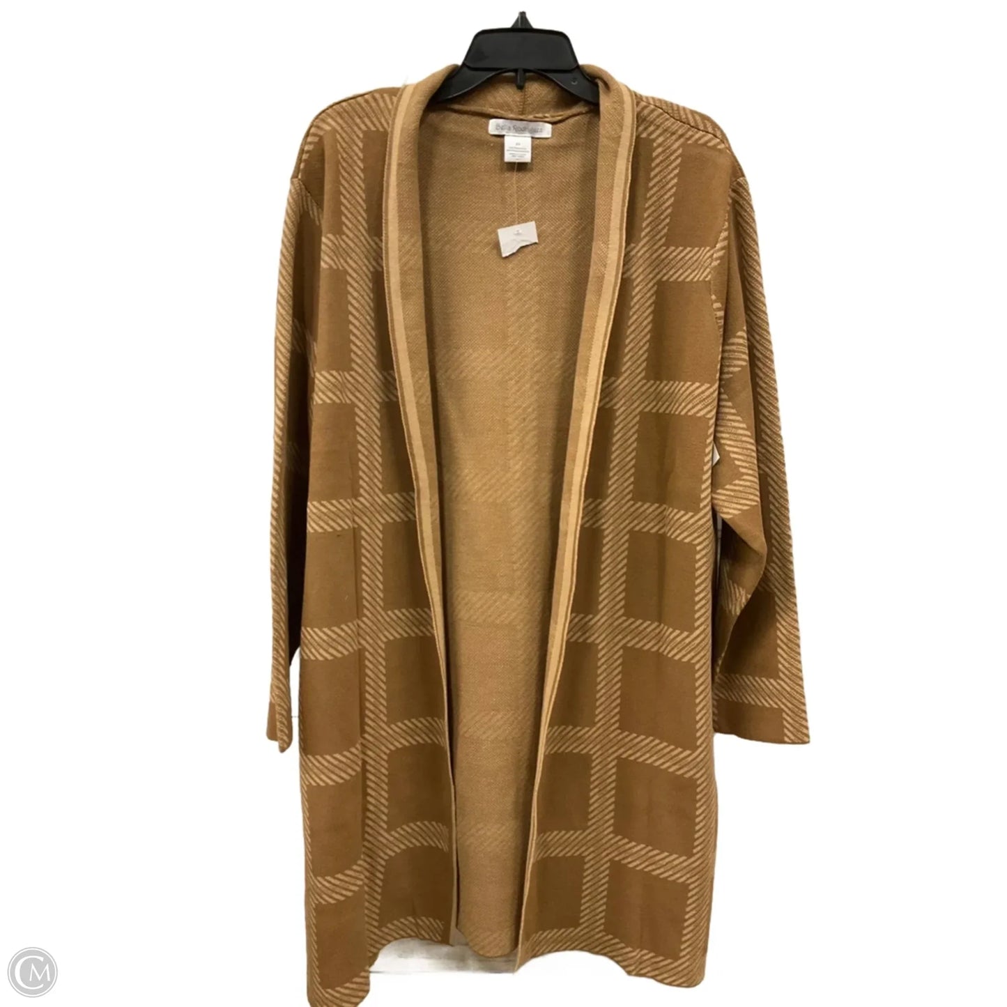 Cardigan By Clothes Mentor In Brown, Size: 2x