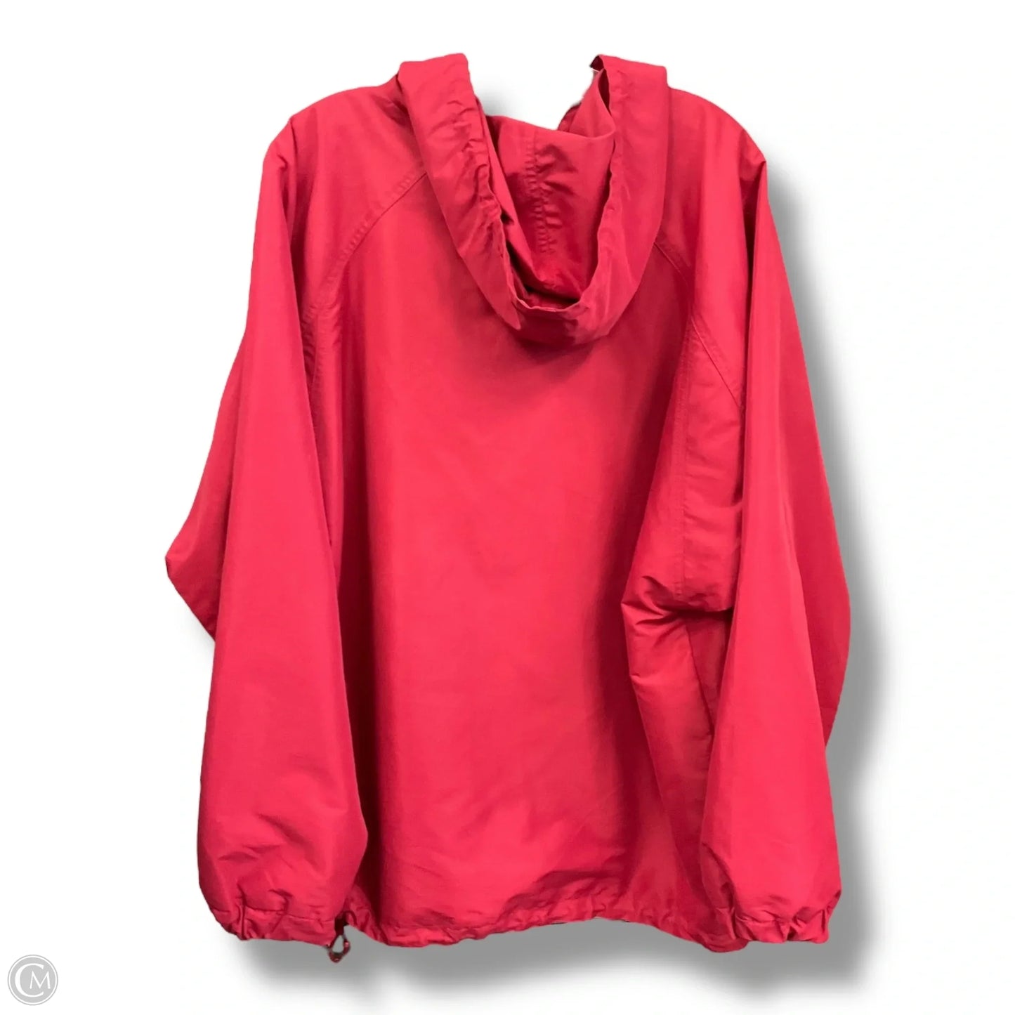 Jacket Windbreaker By Clothes Mentor In Red, Size: L
