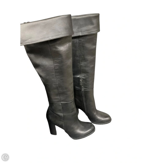 Boots Mid-calf Heels By Sam Edelman In Black, Size: 8.5