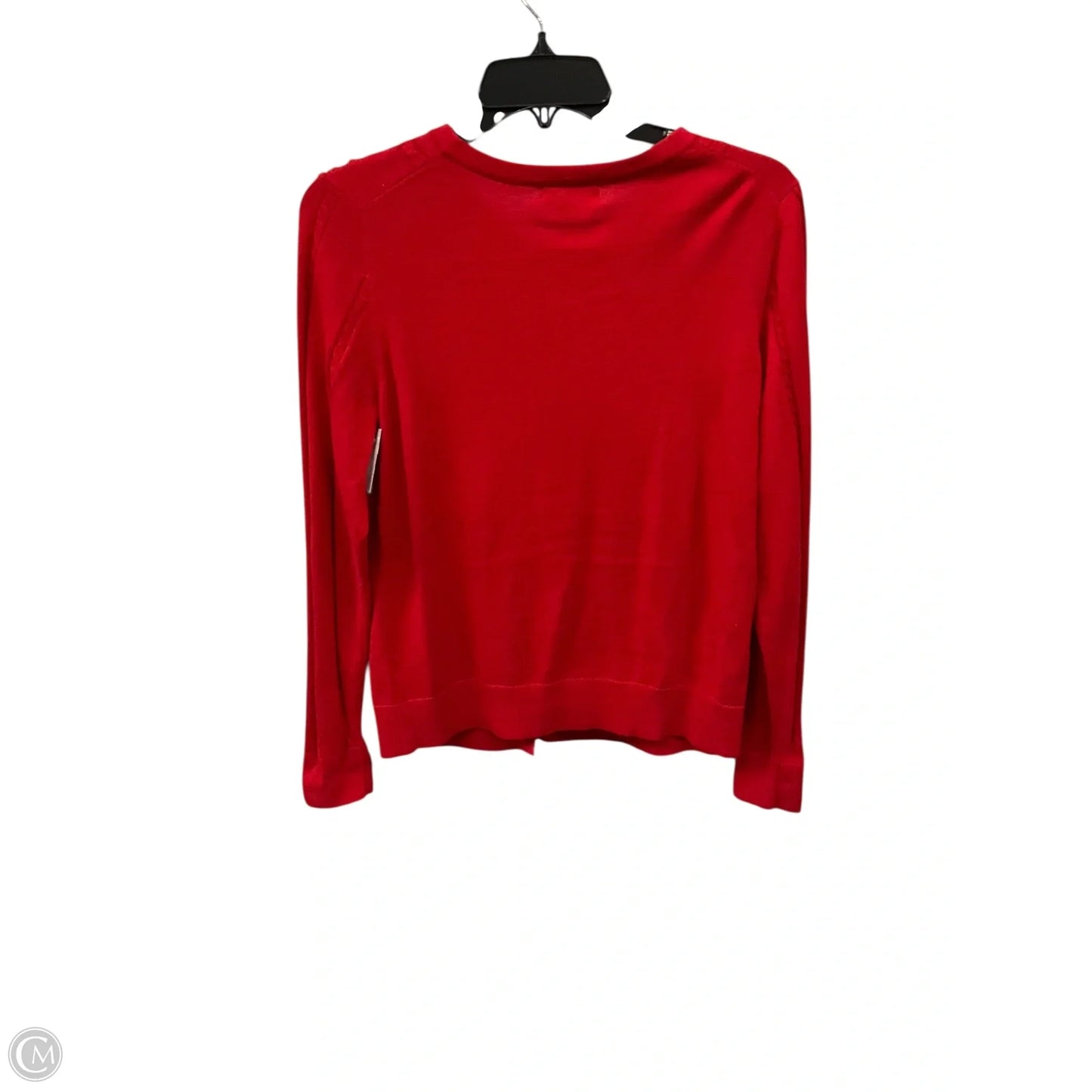 Cardigan By Charter Club In Red, Size: M