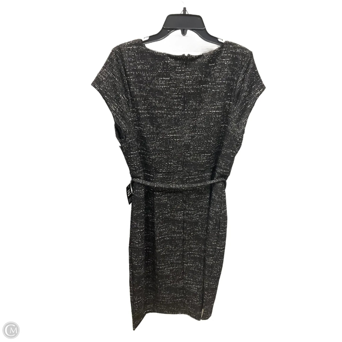 Dress Casual Midi By Express In Black & White, Size: Xl