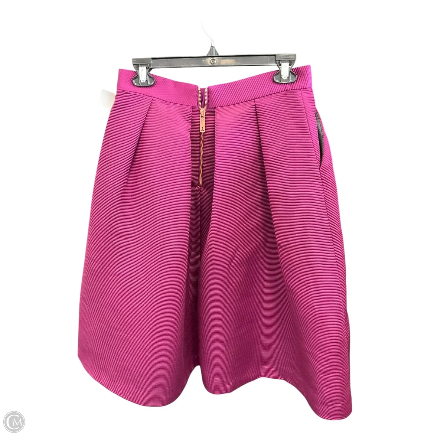 Skirt Midi By Ted Baker In Purple, Size: 8