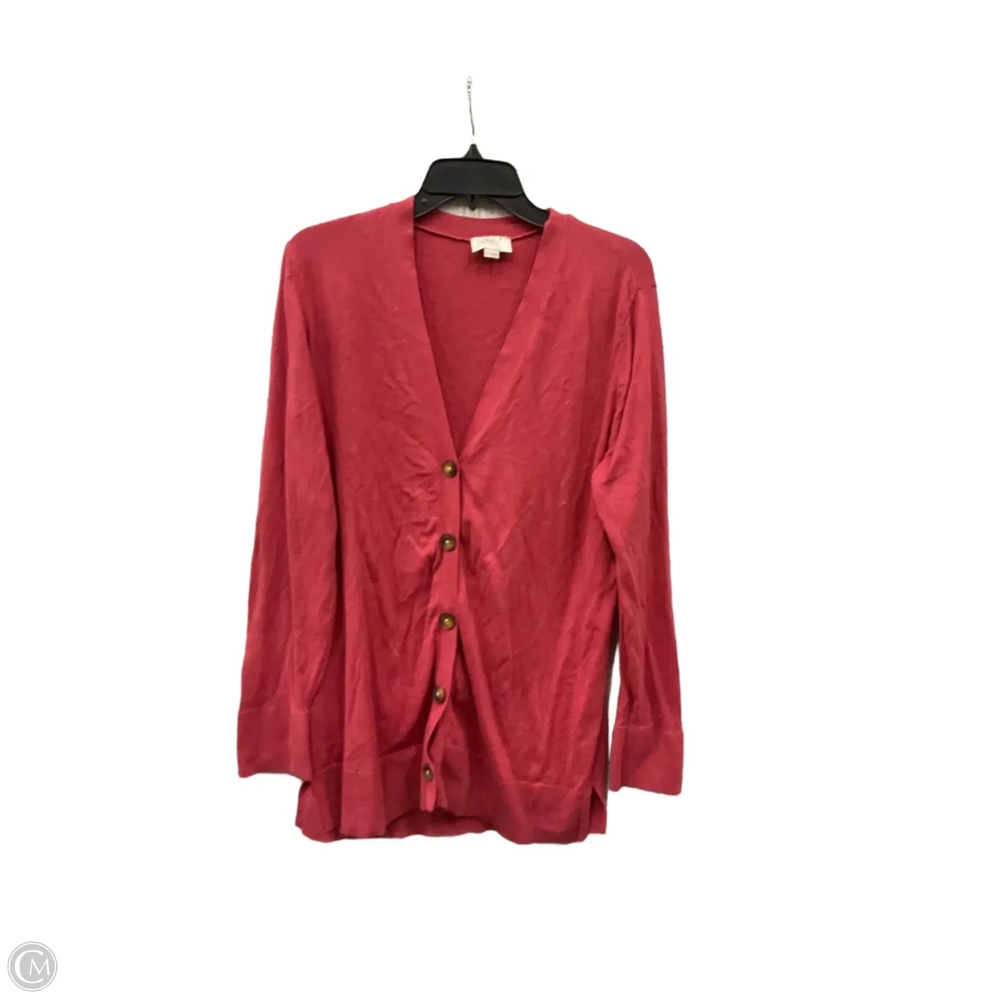Cardigan By Loft In Pink, Size: Xl