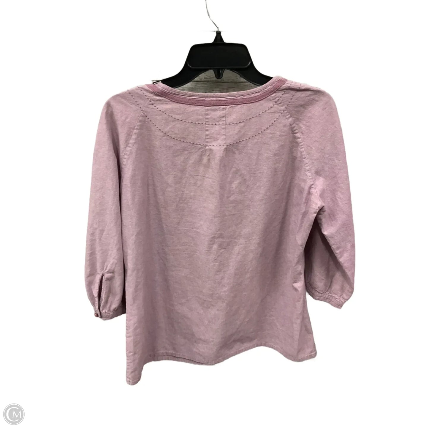 Top 3/4 Sleeve By Boden In Purple, Size: Xl