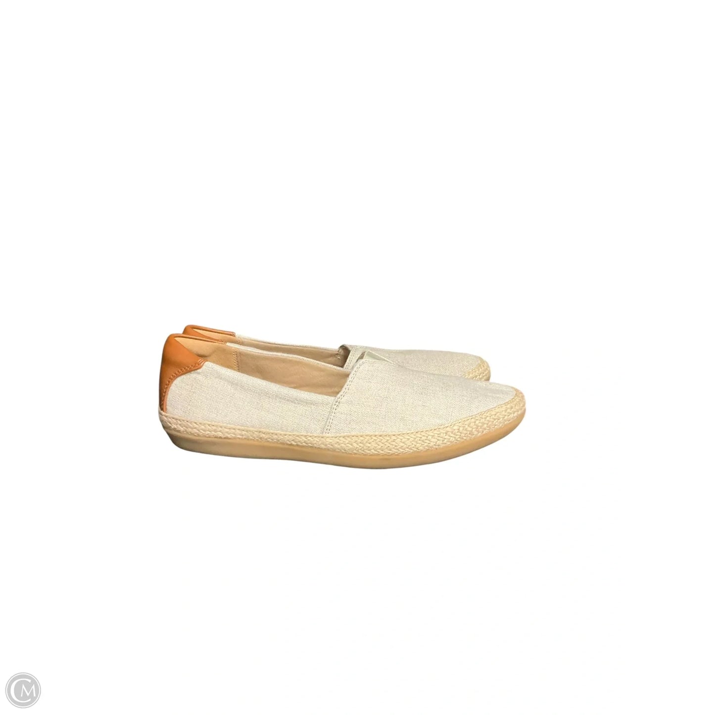 Shoes Flats By Clarks In Tan, Size: 7.5