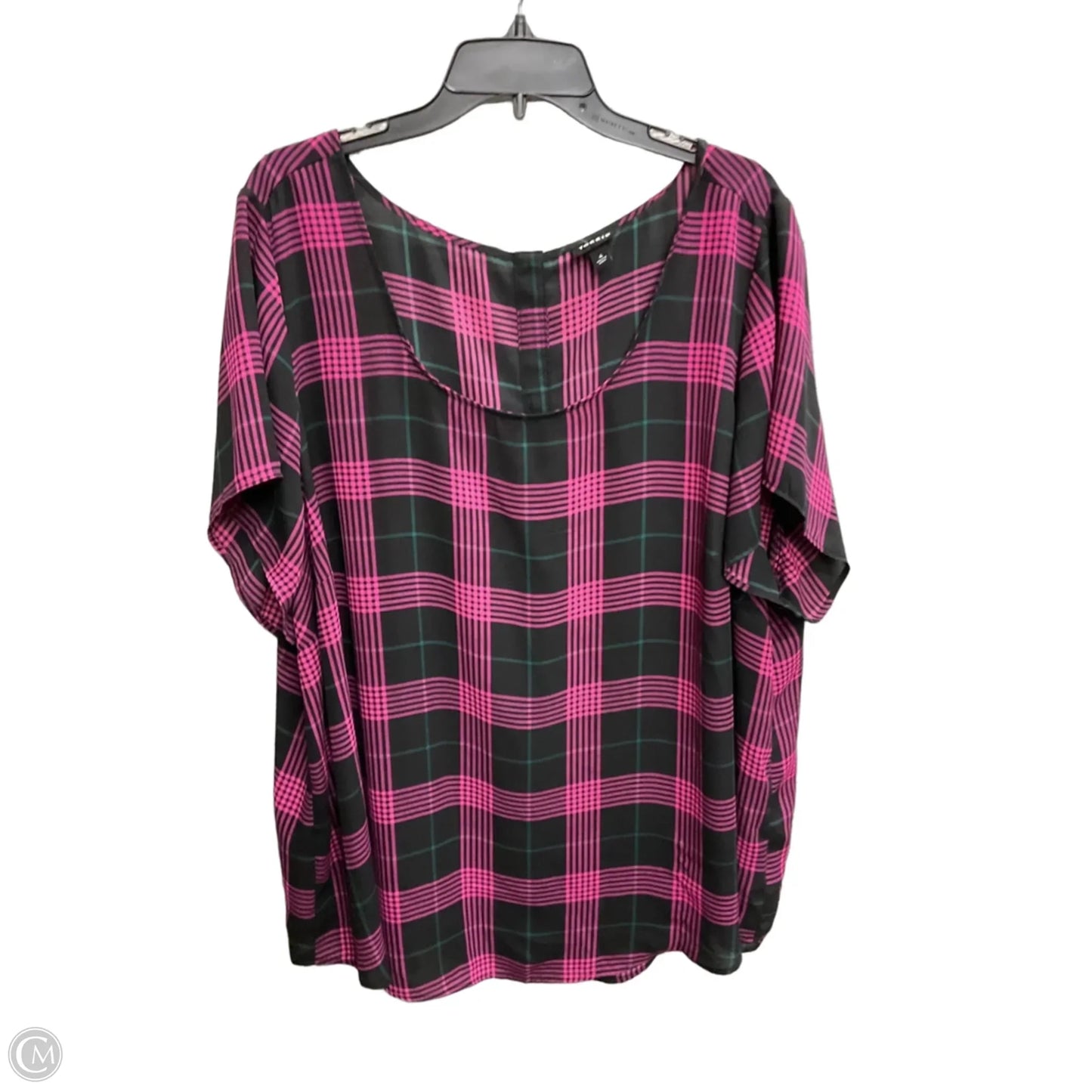 Top Short Sleeve By Torrid In Purple, Size: 4x