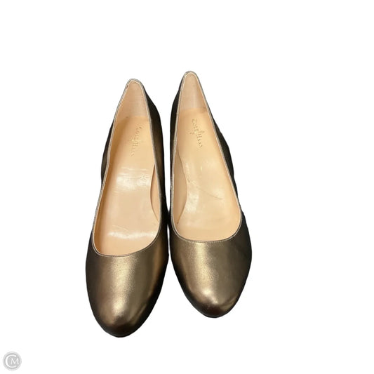 Shoes Heels Block By Cole-haan In Gold, Size: 8.5