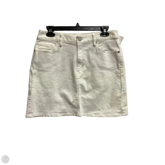 Skirt Midi By Banana Republic In White, Size: 6