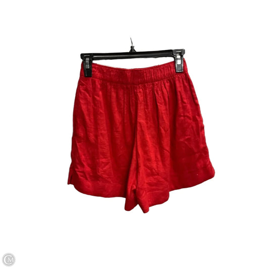 Shorts By Abercrombie And Fitch In Red, Size: 2