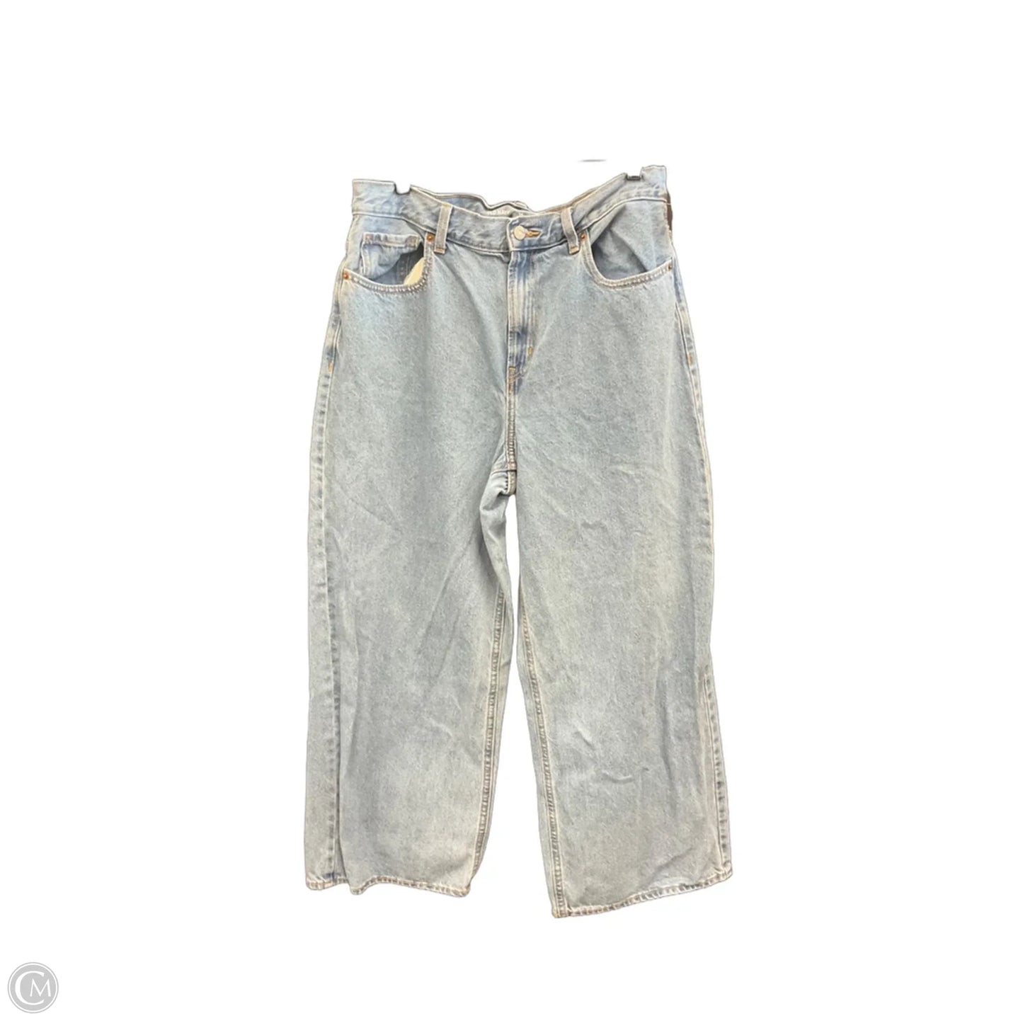 Jeans Wide Leg By Old Navy In Blue Denim, Size: 14