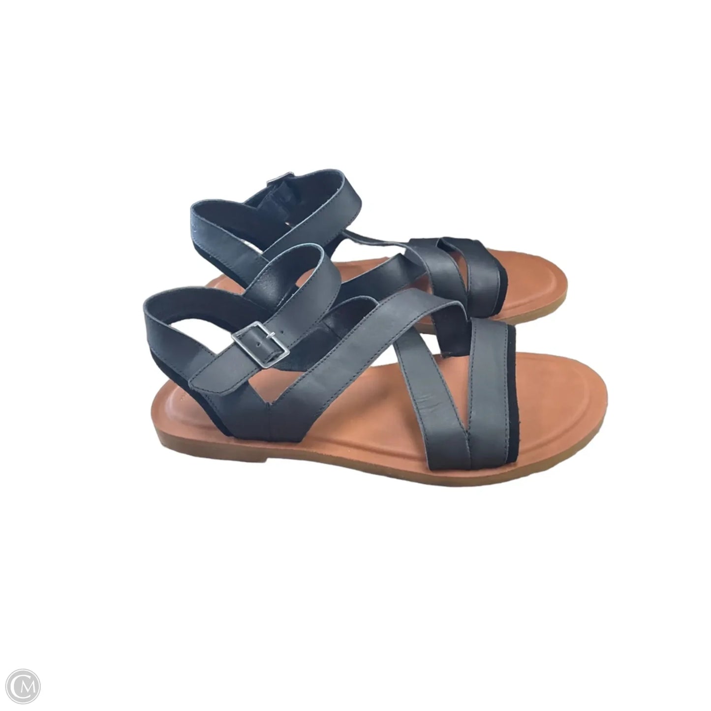 Sandals Flats By Toms In Black, Size: 9.5