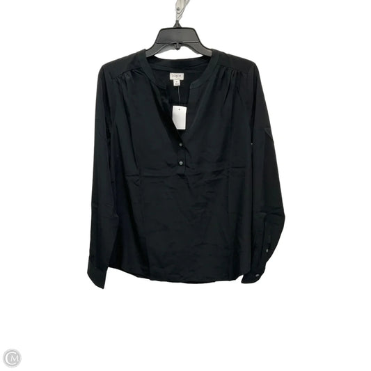 Top Long Sleeve By J. Crew In Black, Size: S