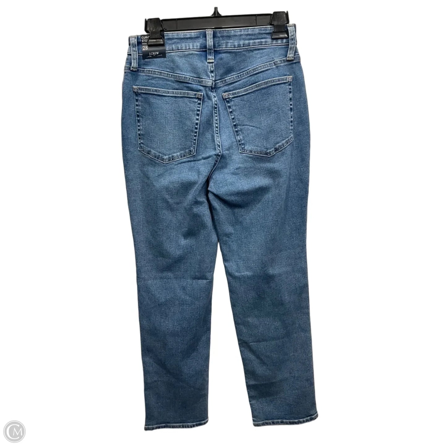 Jeans Straight By J. Crew In Blue Denim, Size: 6
